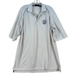 Bethpage Black Course Mens XL White Golf Polo Shirt Bethpage Collection Navy Tip